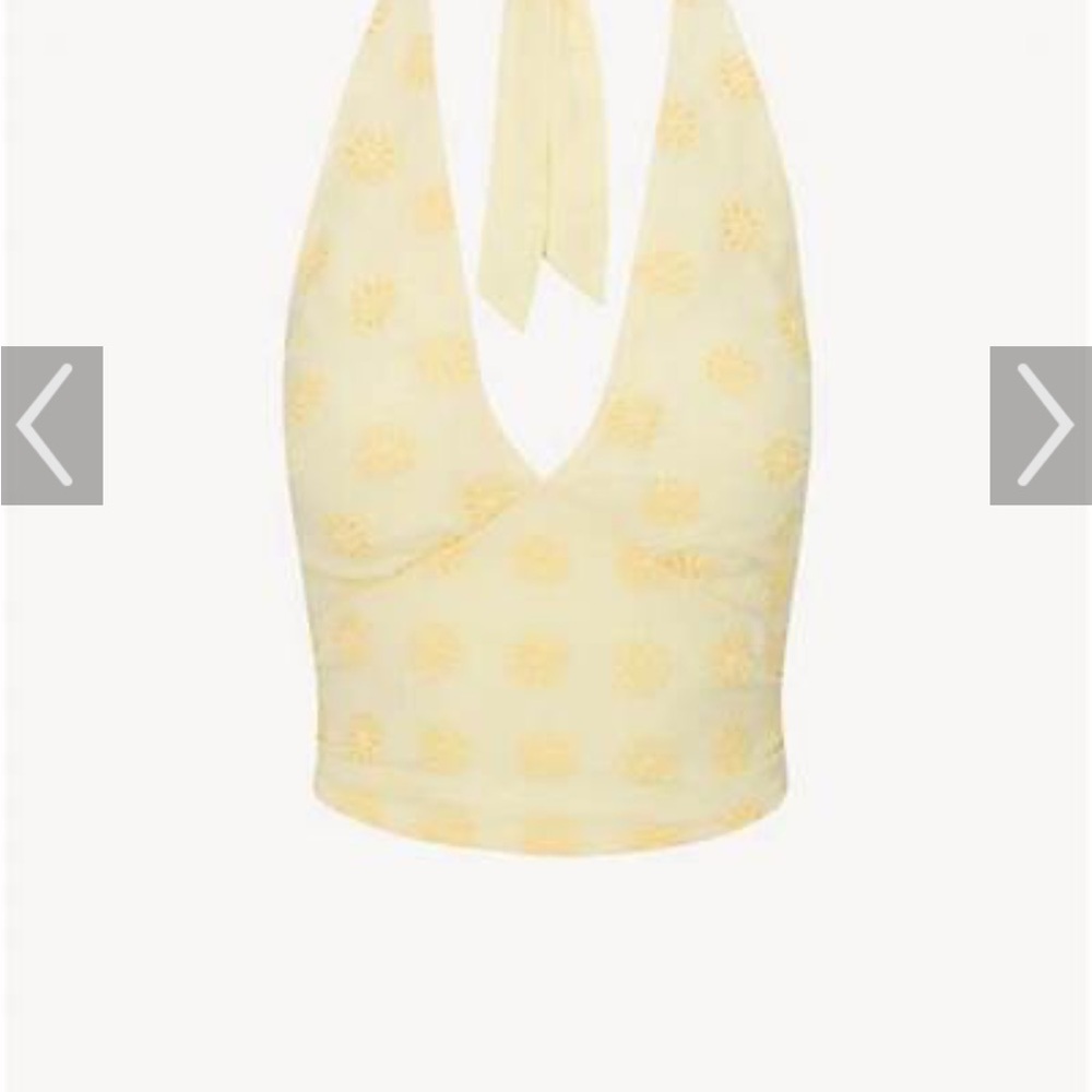 Realization Par Bijou Honey halter top